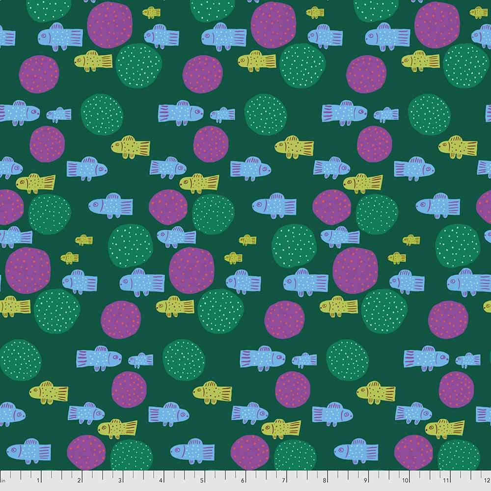 FreeSpirit - Just Kitten Around by Monika Forsberg - Dinner Salad Yardage - Cat Lover's Delight!