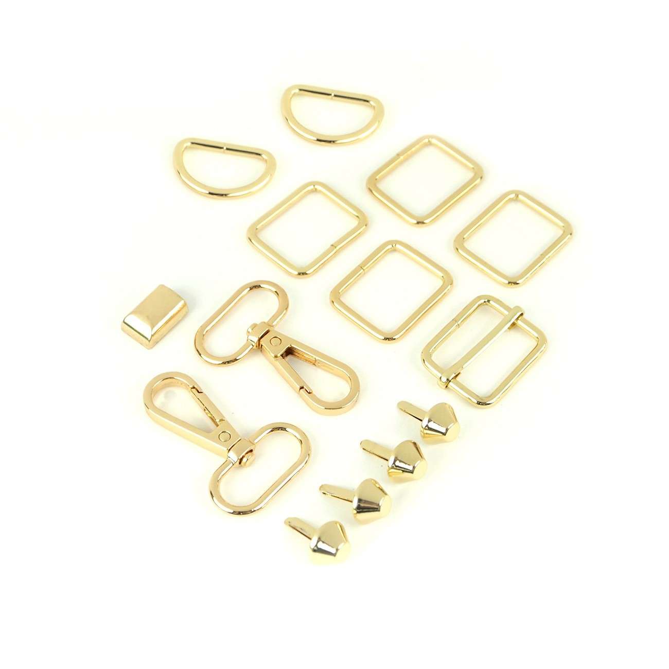 Gorgeous Gold Daphne Bag Hardware Kit - 12 Pieces!