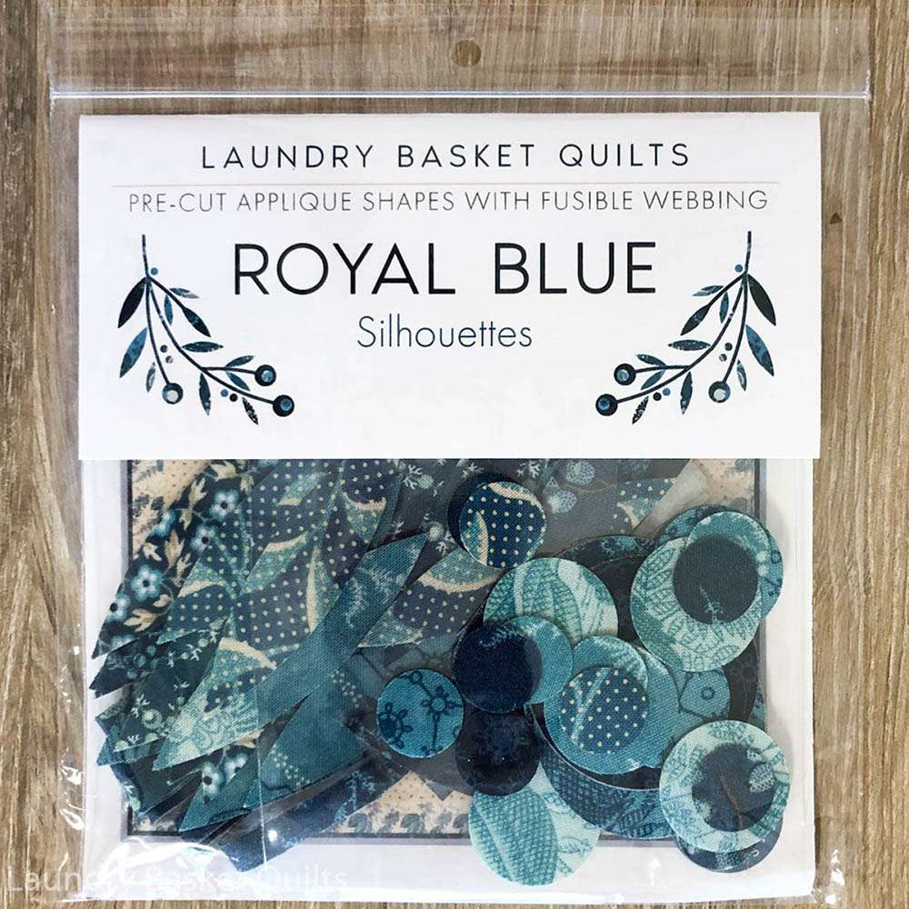 Gorgeous Royal Blue Silhouettes Applique Shapes