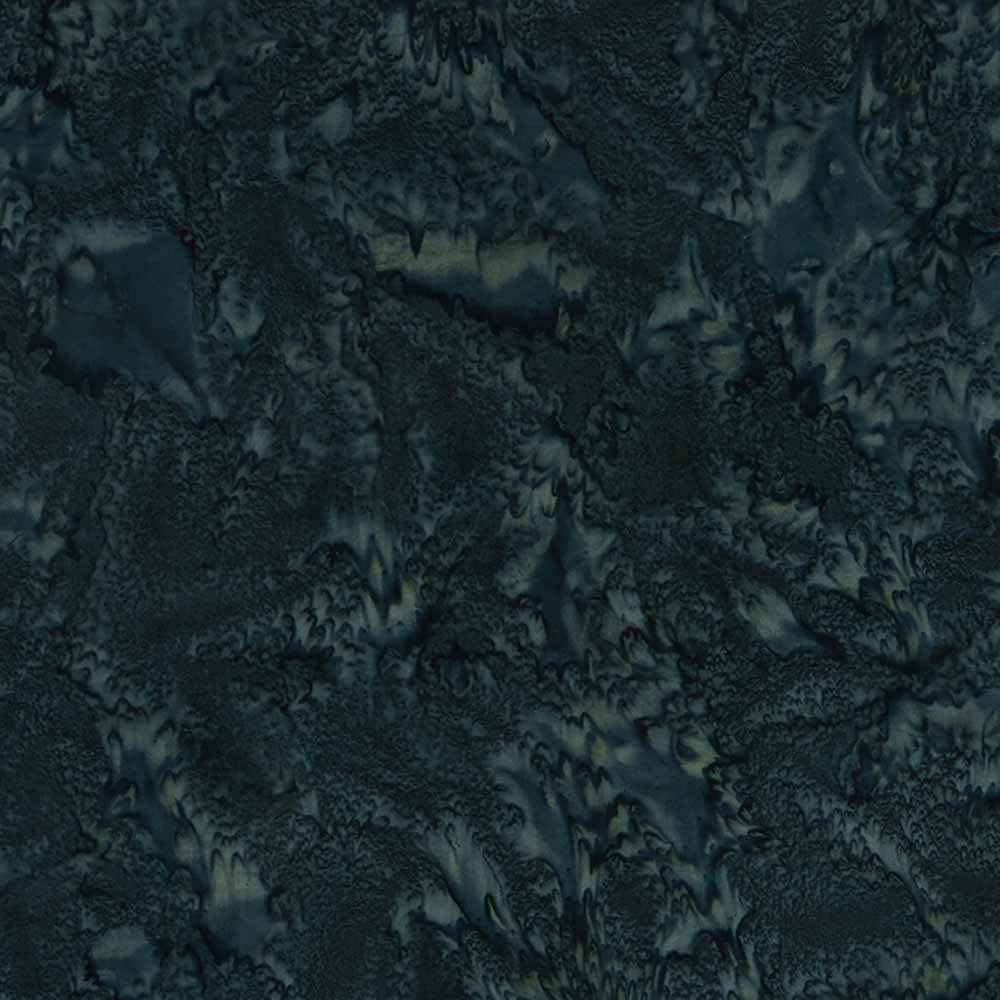 Riley Blake's Exquisite Hand - Dyed Batiks in Dark Turquoise - Yardage