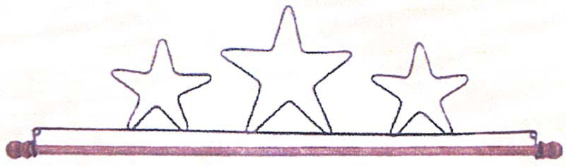 16-inch Three Stars Fabulous Fabric Holder