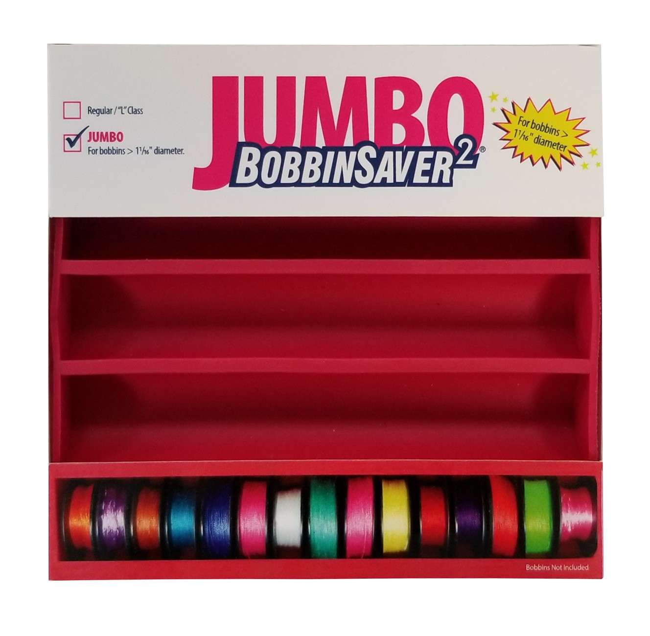 Grabbit Jumbo Bobbin Saver 2 - The Ultimate Jumbo Bobbin Holder