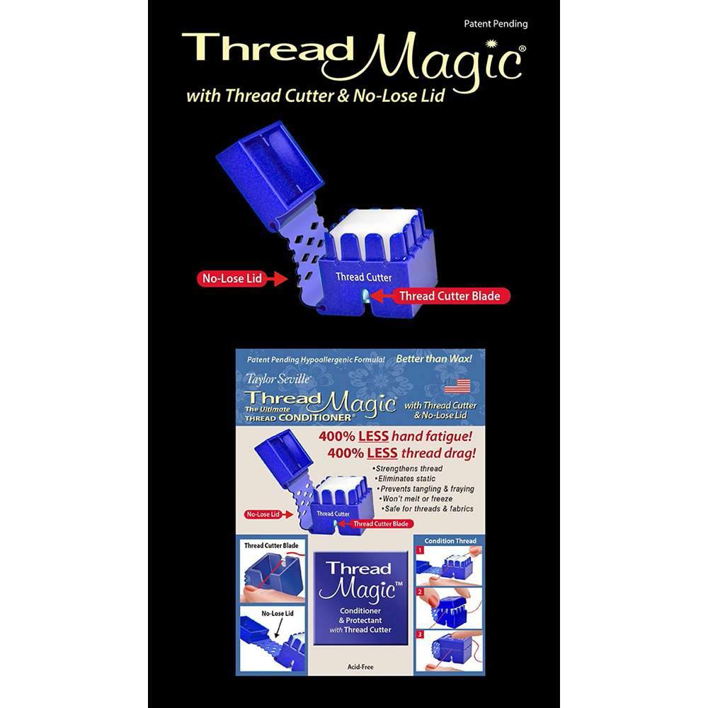 Taylor Seville's Revolutionary Thread Magic Square with Built - in Cutter