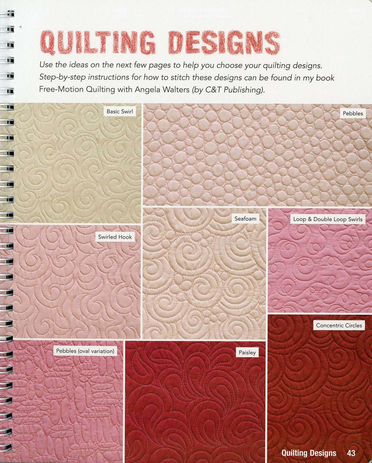 Free-Motion Quilting Workbook - Softcover: Ignite Your Quilting Creativity!