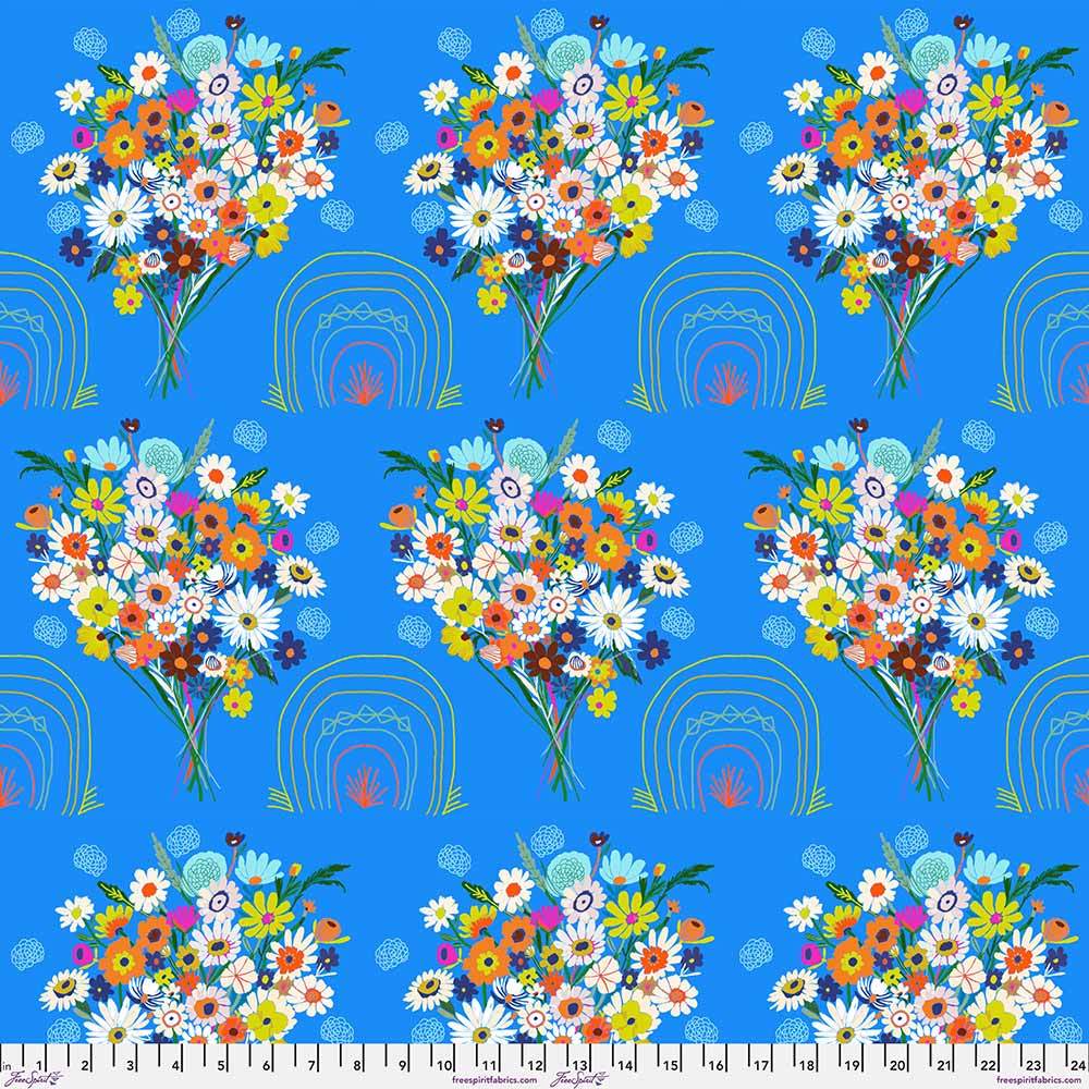 FreeSpirit - Harmony by Carolyn Gavin of Anna Maria's Conservatory - Bluebird Yardage: A Magical Fabric Experience