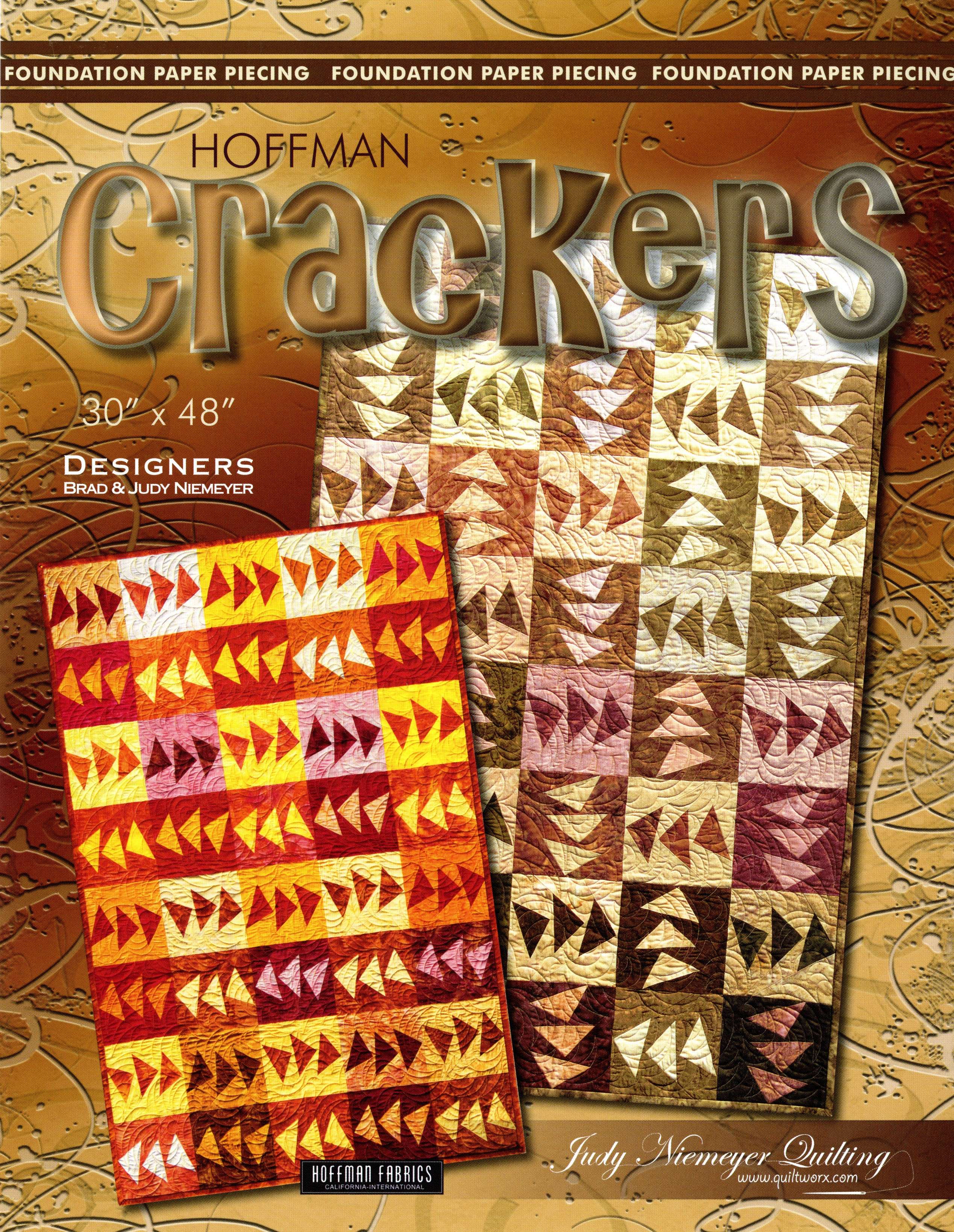 Judy Niemeyer's Hoffman Crackers Quilt Pattern - A Must - Have for Quilters!