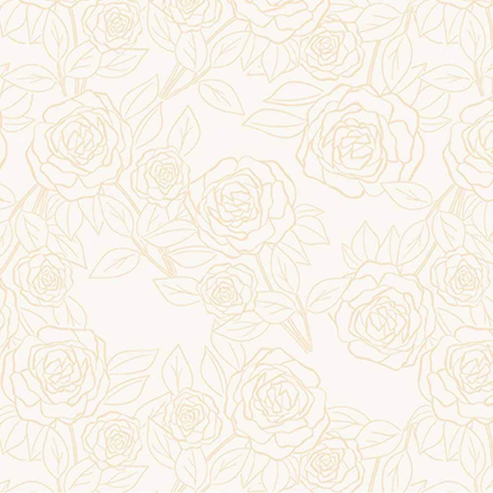 Andover Fabrics - Color Me Pretty by Stephanie Organes - Rose Bloom Cream Yardage: A Floral Dream!