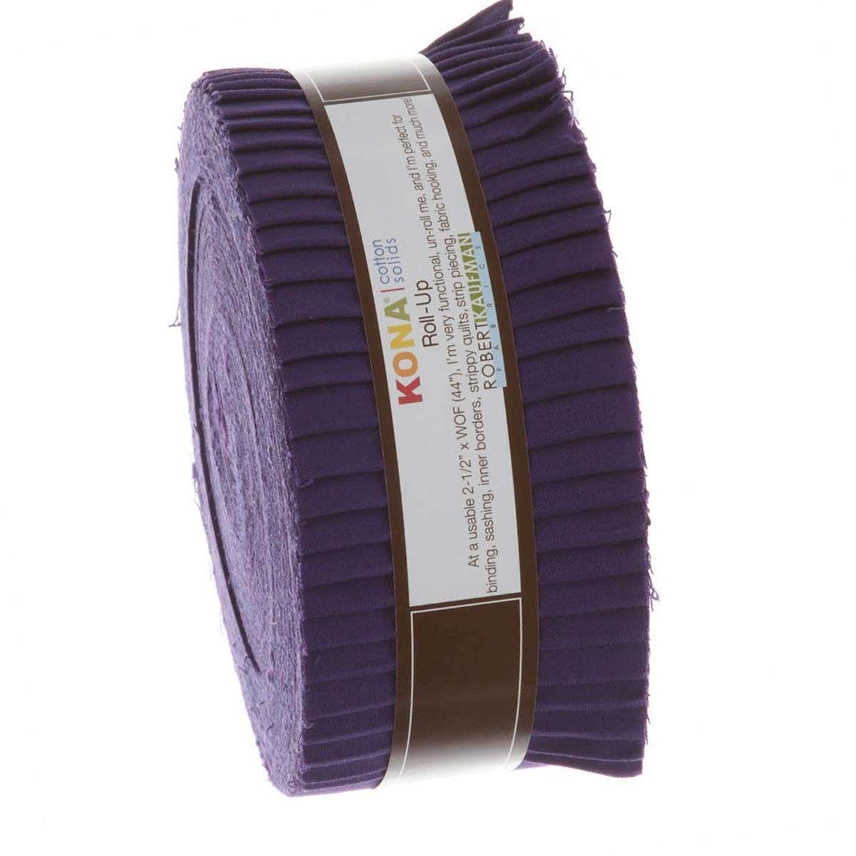 Robert Kaufman Kona Cotton Solids Purple - 2 1/2 Strips - 40 Pieces: A Must - Have for Crafters!