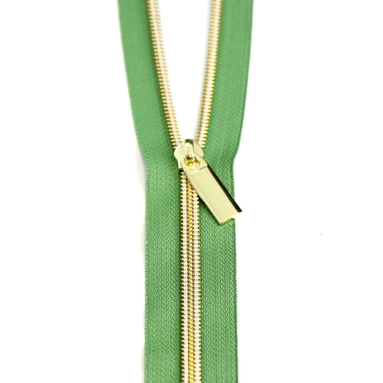 Gorgeous Magnolia Gold Zippers by the Yard