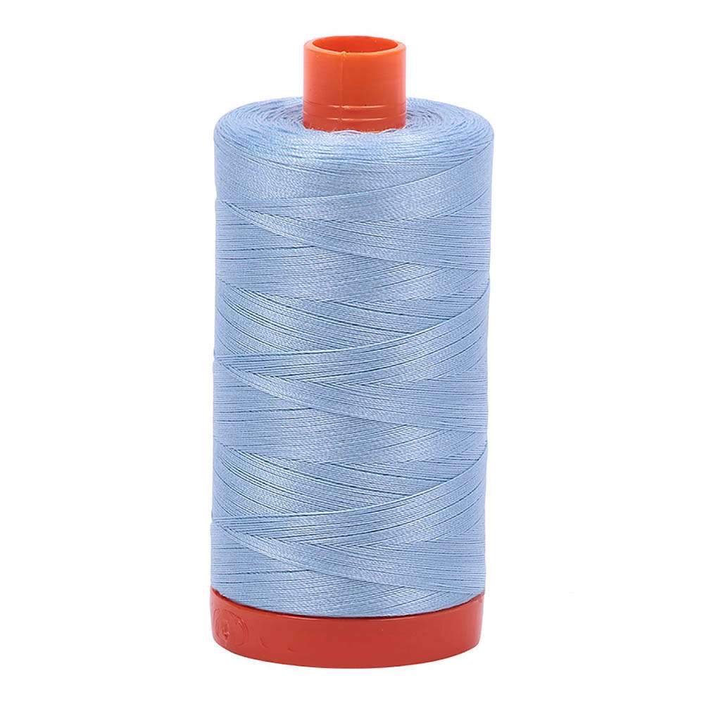 Gorgeous Robins Egg 50wt Aurifil 100% Cotton Mako Thread - Large Spool with 1,422 Yards!