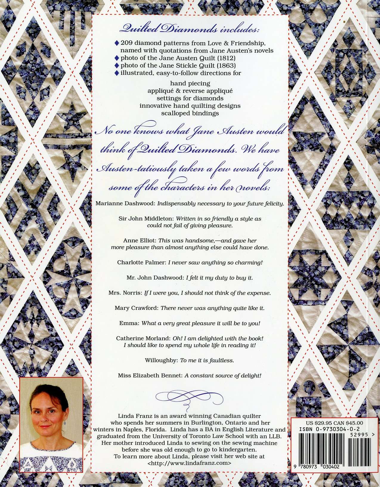Enchanting Quilted Diamonds Book