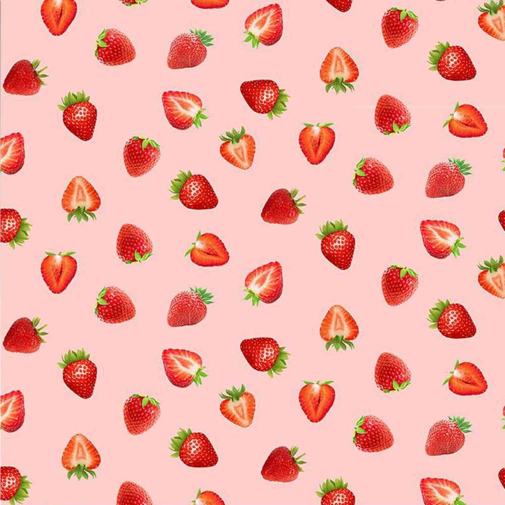 Timeless Treasures - Berry Sweet Tossed Strawberries Pink Yardage: A Springtime Delight!