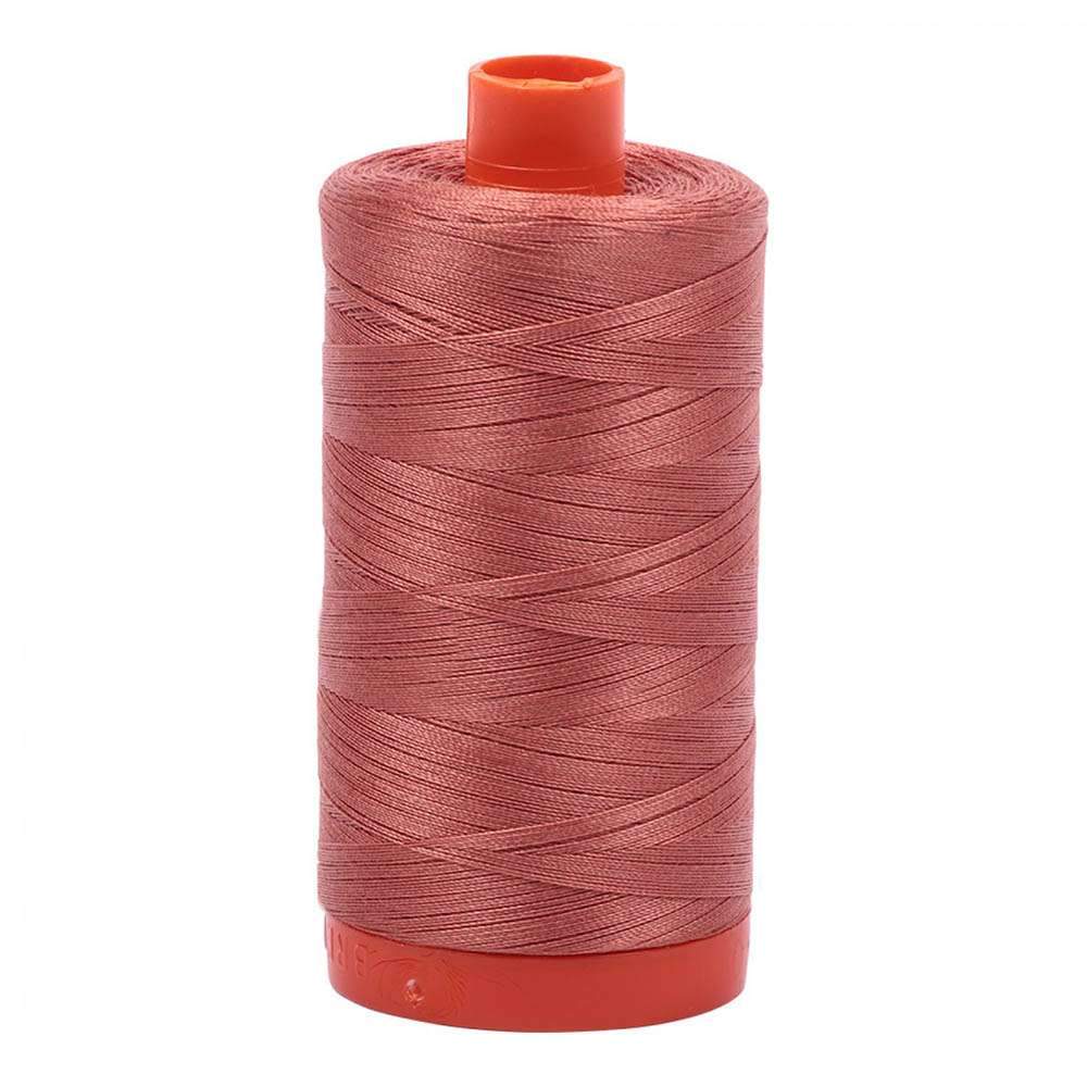 Gorgeous Cinnabar 50wt Aurifil 100% Cotton Mako Thread - Large Spool with 1,422 Yards!