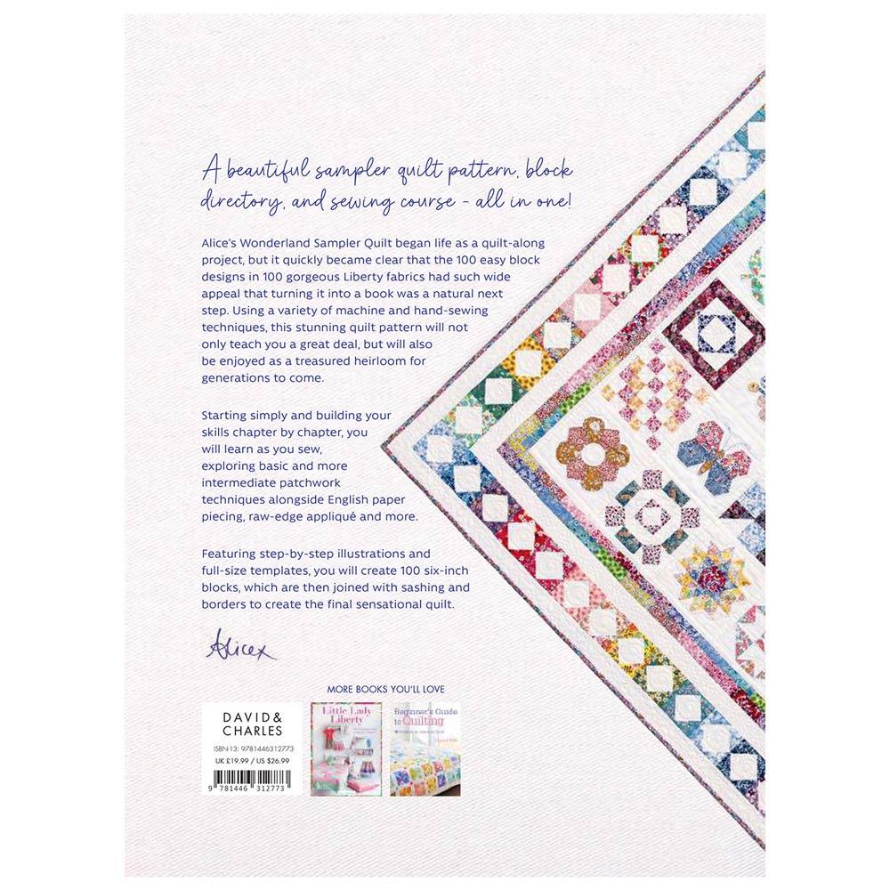 Alice's Wonderland Sampler Quilt Book: Master 100 Blocks & Elevate Your Sewing Skills!