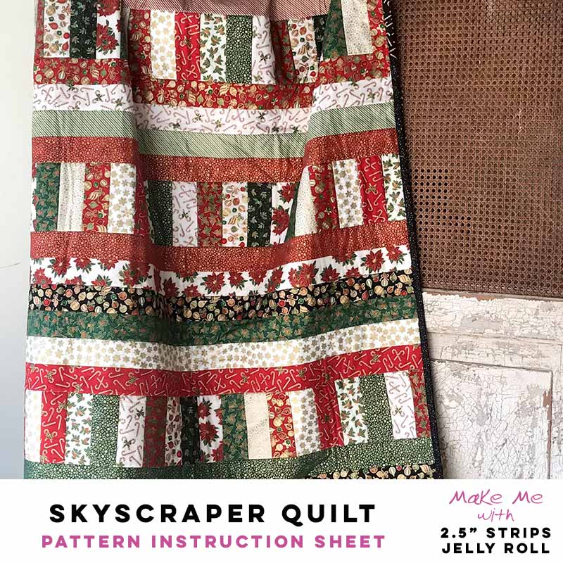 Stunning Skyscraper Quilt Jelly Roll Pattern