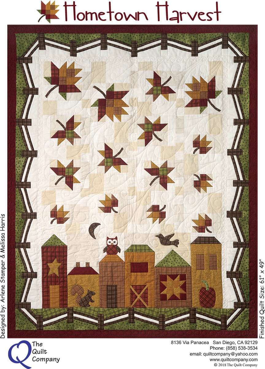 Melissa Harris's Enchanting Hometown Harvest Quilt Pattern