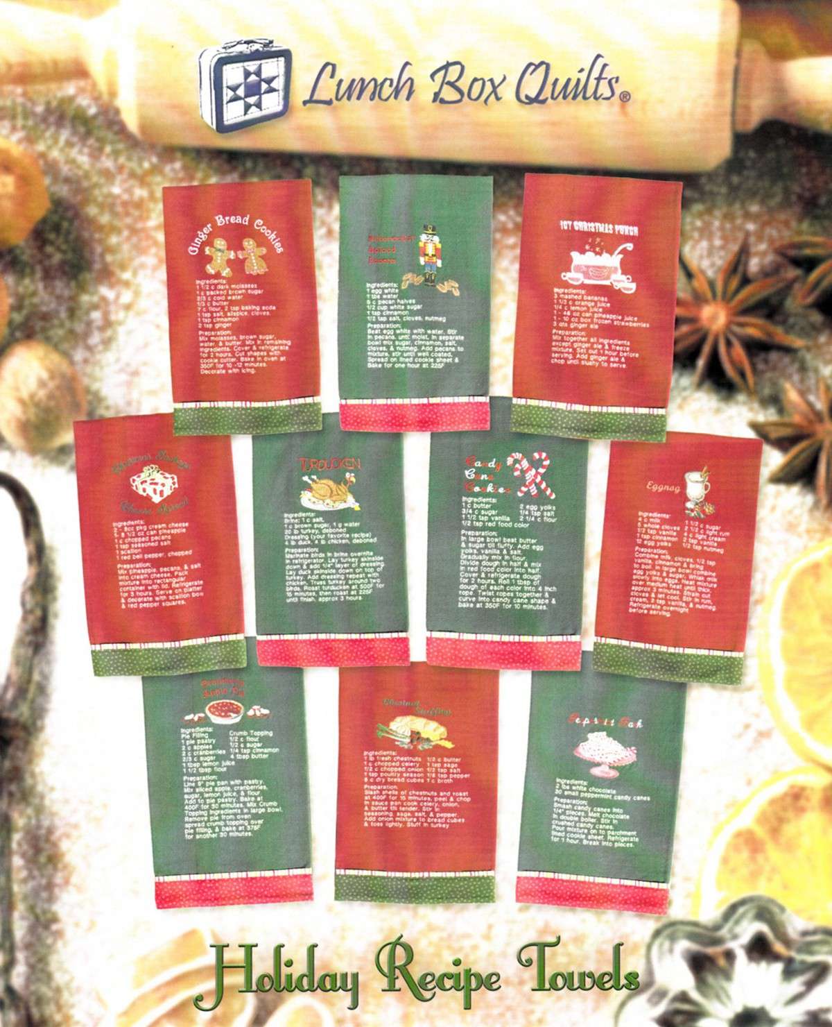 Lunch Box Quilts' Irresistible Holiday Recipe Collection
