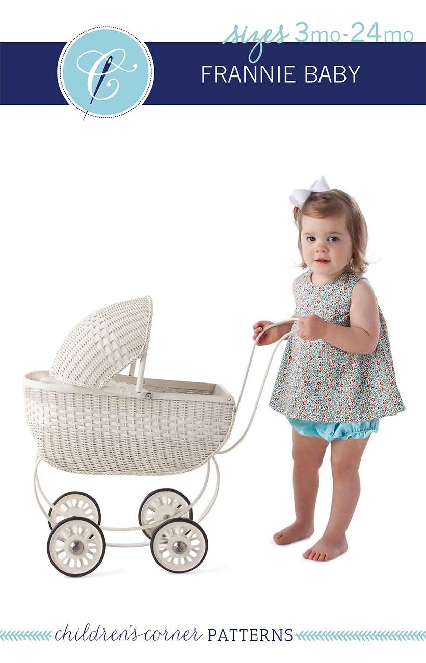 Irresistible Frannie Baby Dress Pattern for 3 - 24 Month Olds by Children's Corner