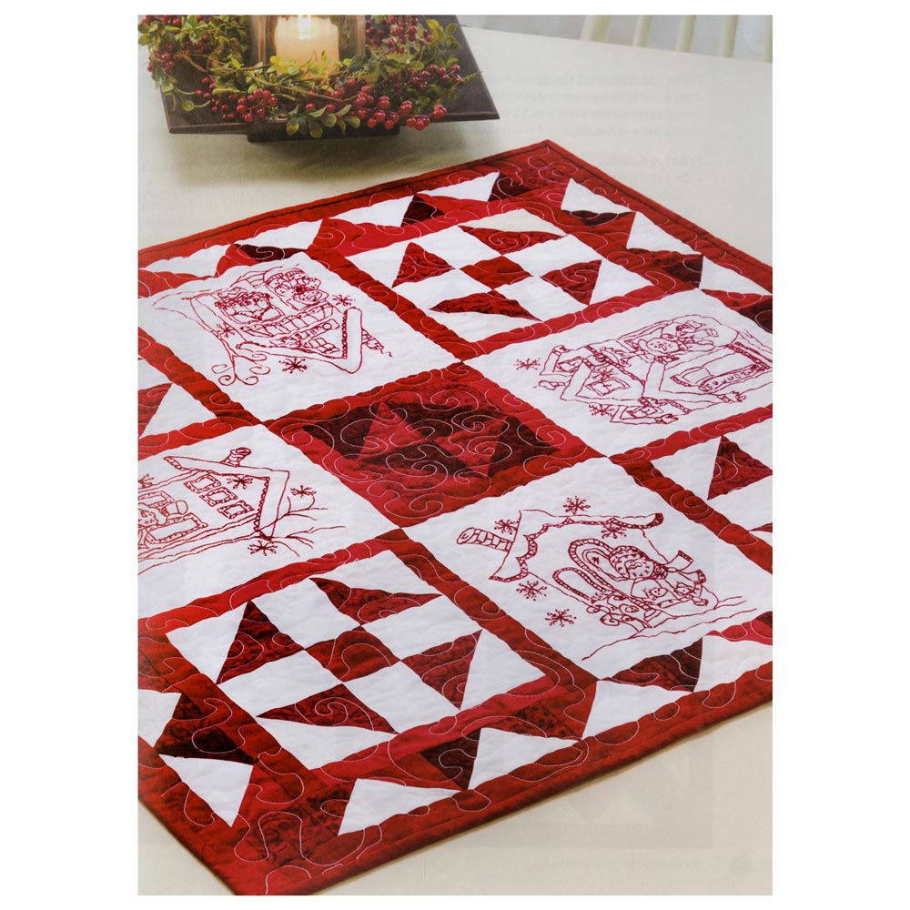 Redwork Blizzard Buddies: Your Snow Village Quilting Guide