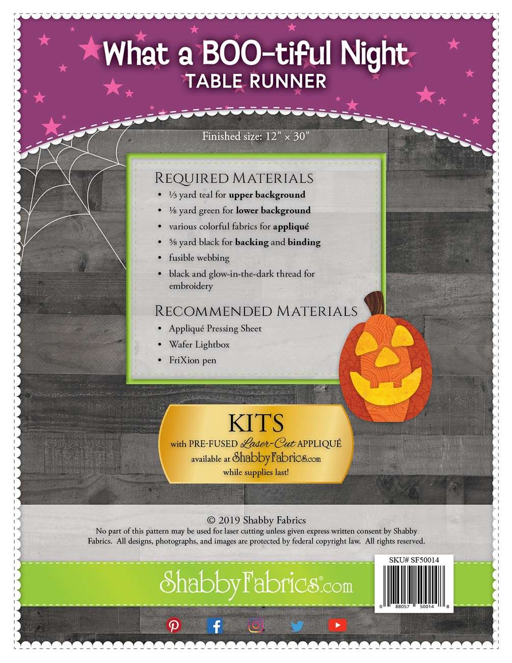 Spooky and Stunning Halloween Night Table Runner