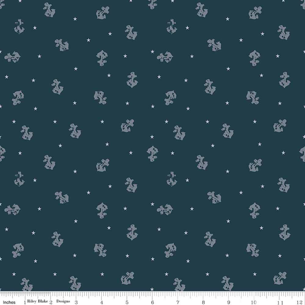 Riley Blake's Coming Home - Vicki Gifford's Naval Defenders Navy Yardage: A Patriotic Fabric Delight