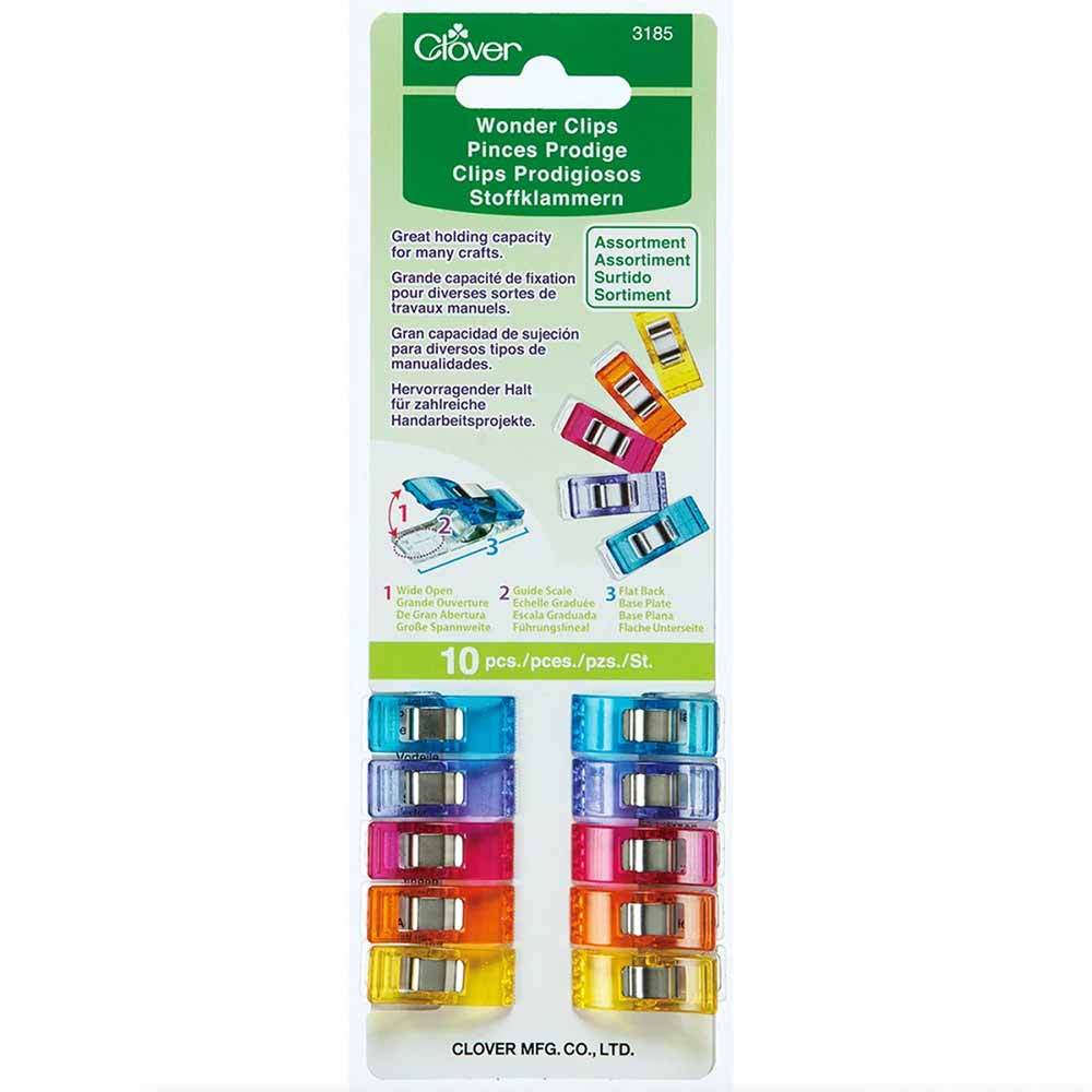 Magic Wonder Clips - Assorted Colors, 10 Pieces Pack