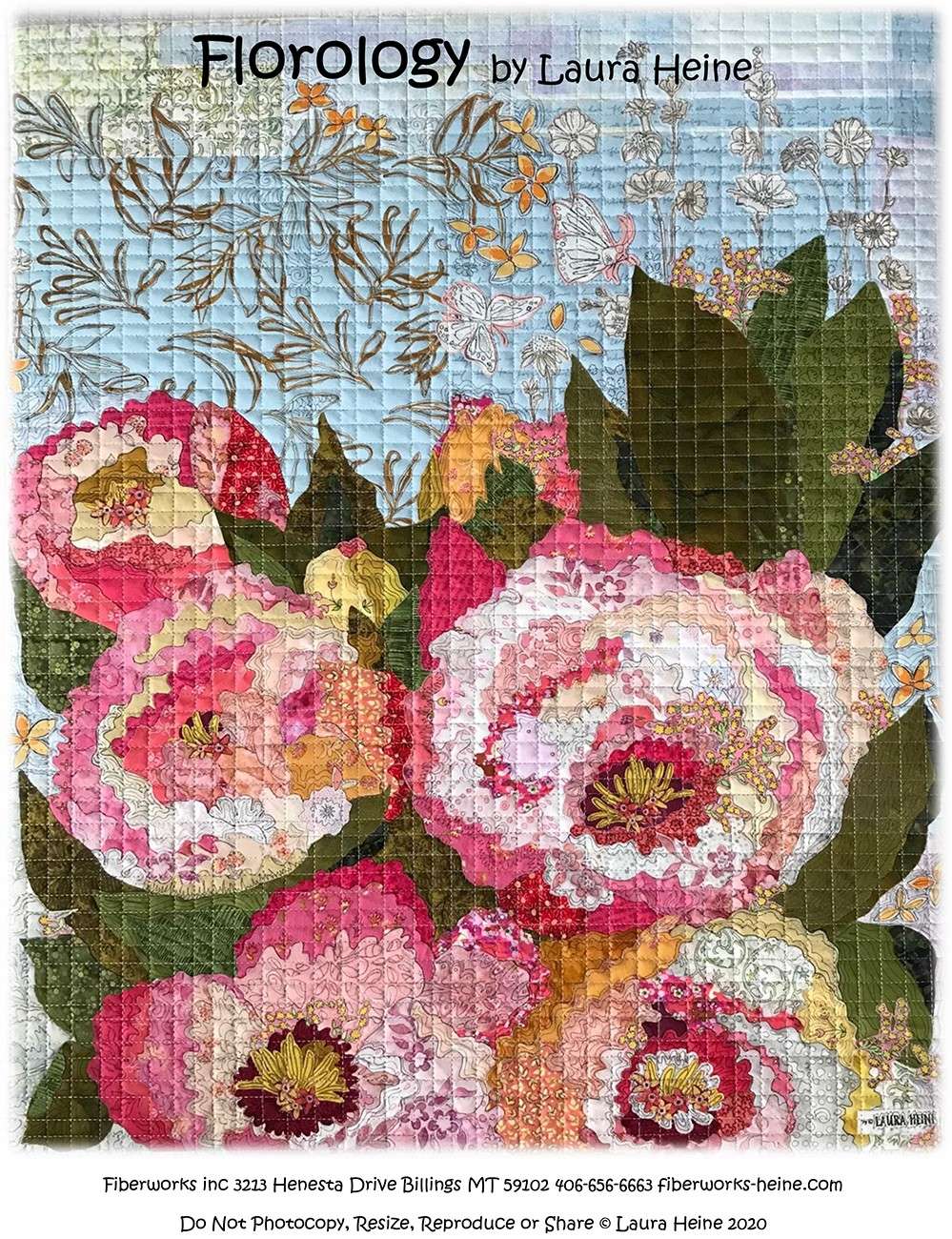 Stunning Florology Collage Pattern by Laura Heine