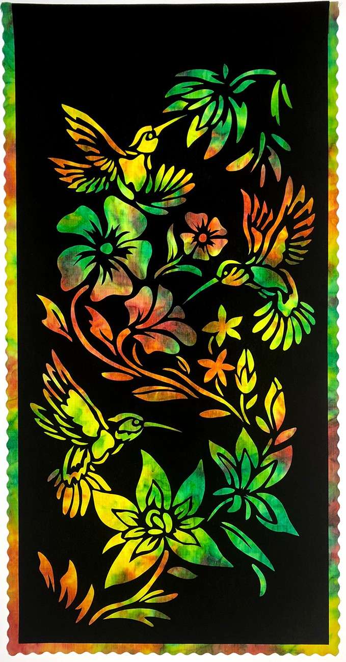 Enchanting 'Humming Along' Laser - Cut Panel by Krystal Hayes, Scott Hayes, and Claire Webber