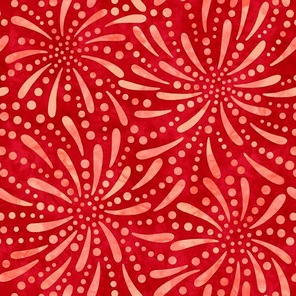 Wilmington Prints - Stunning Fireworks Red 108