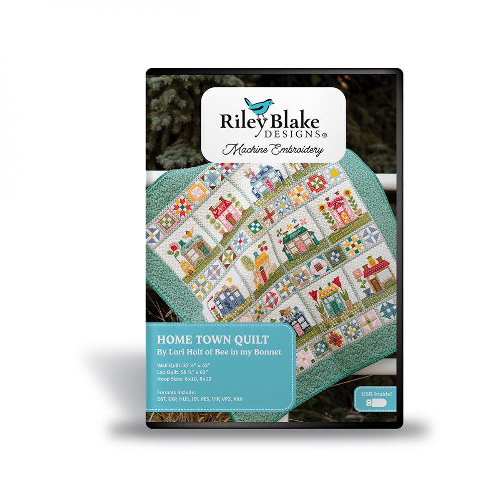 Home Town Quilt Projects: Machine Embroidery USB - Unleash Your Creativity!