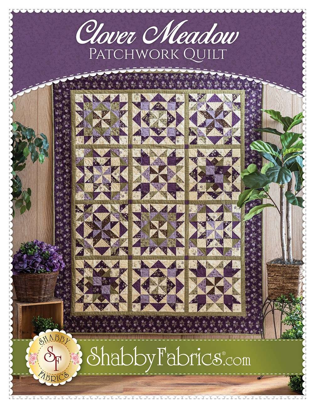 Enchanting Clover Meadow Patchwork Quilt