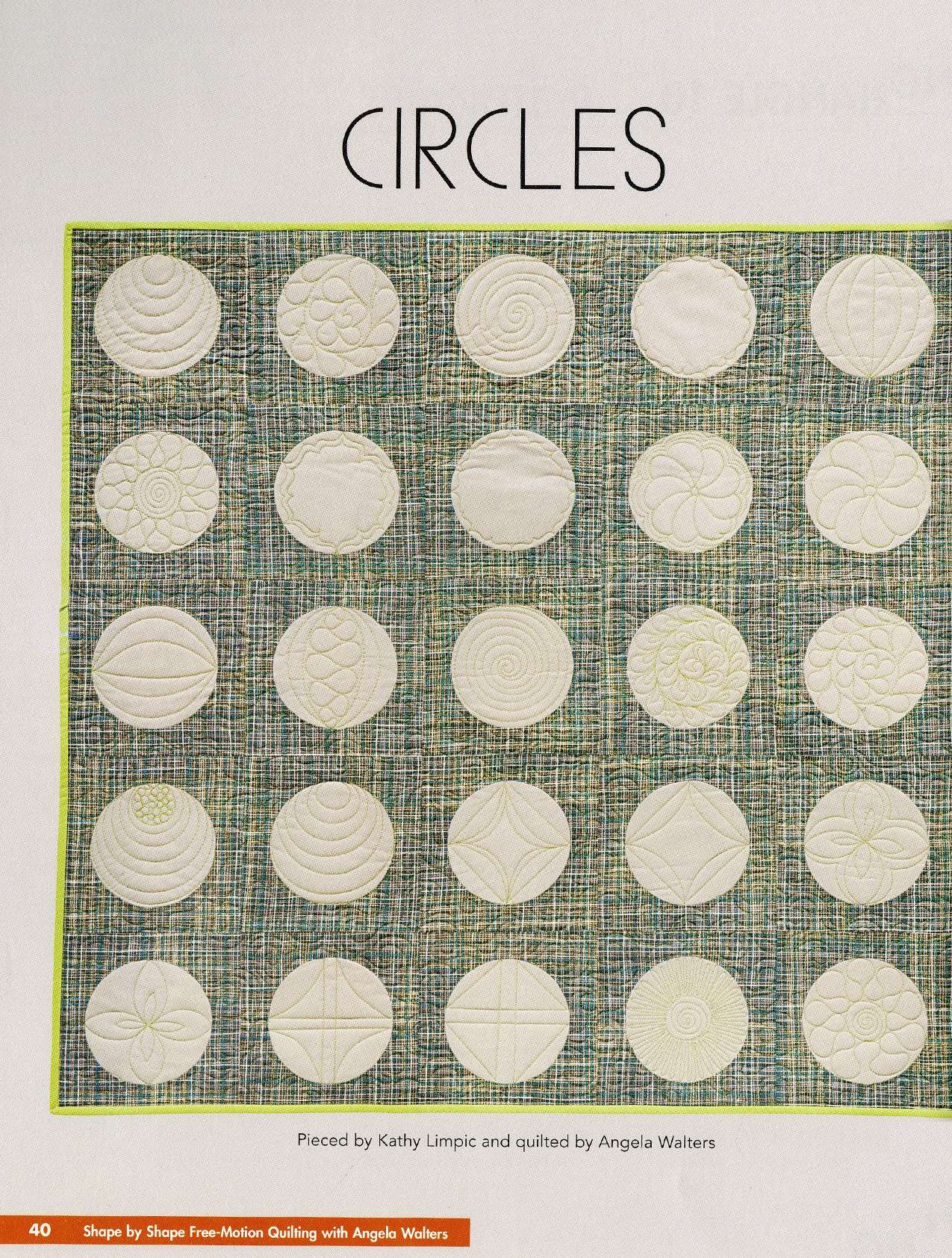 Shape By Shape - Softcover: Your Free-Motion Quilting Guide