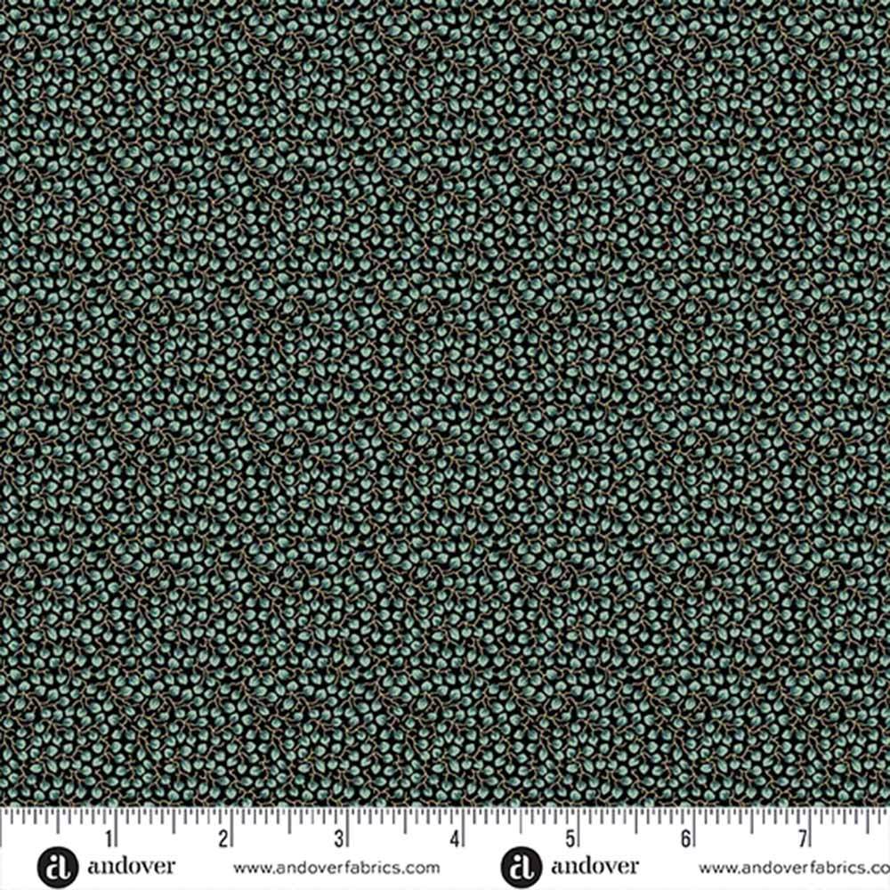 Andover Fabrics - Dahlia by Laundry Basket Quilts: Daylilies Night Sky Yardage - Transform Your Projects!