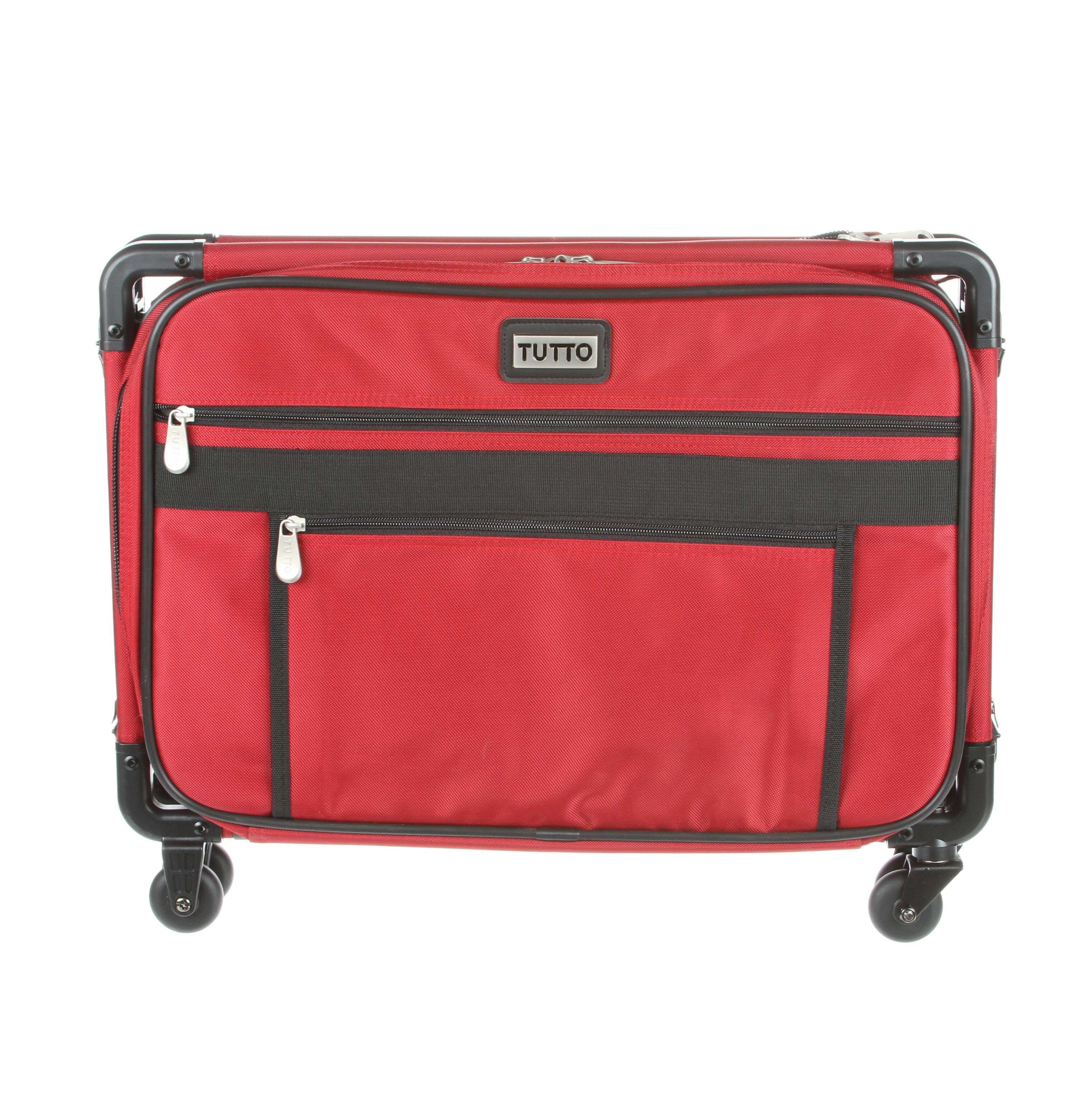 Cherry Red 20in Medium Tutto Machine Case on Wheels - Ideal for Sewing Enthusiasts