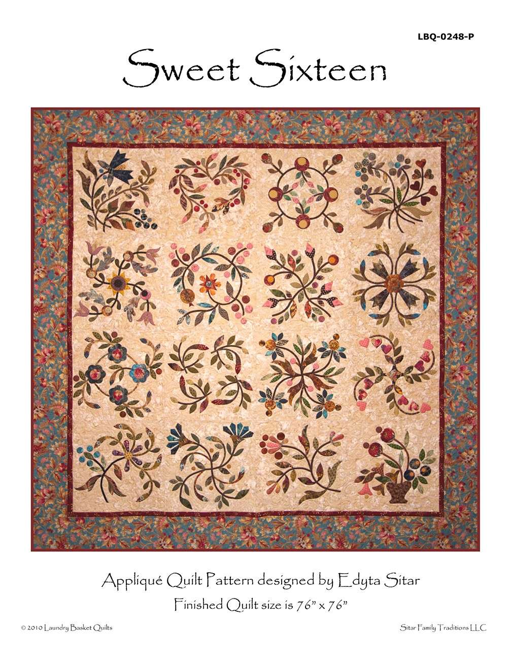 Edyta Sitar's Enchanting Sweet Sixteen Pattern