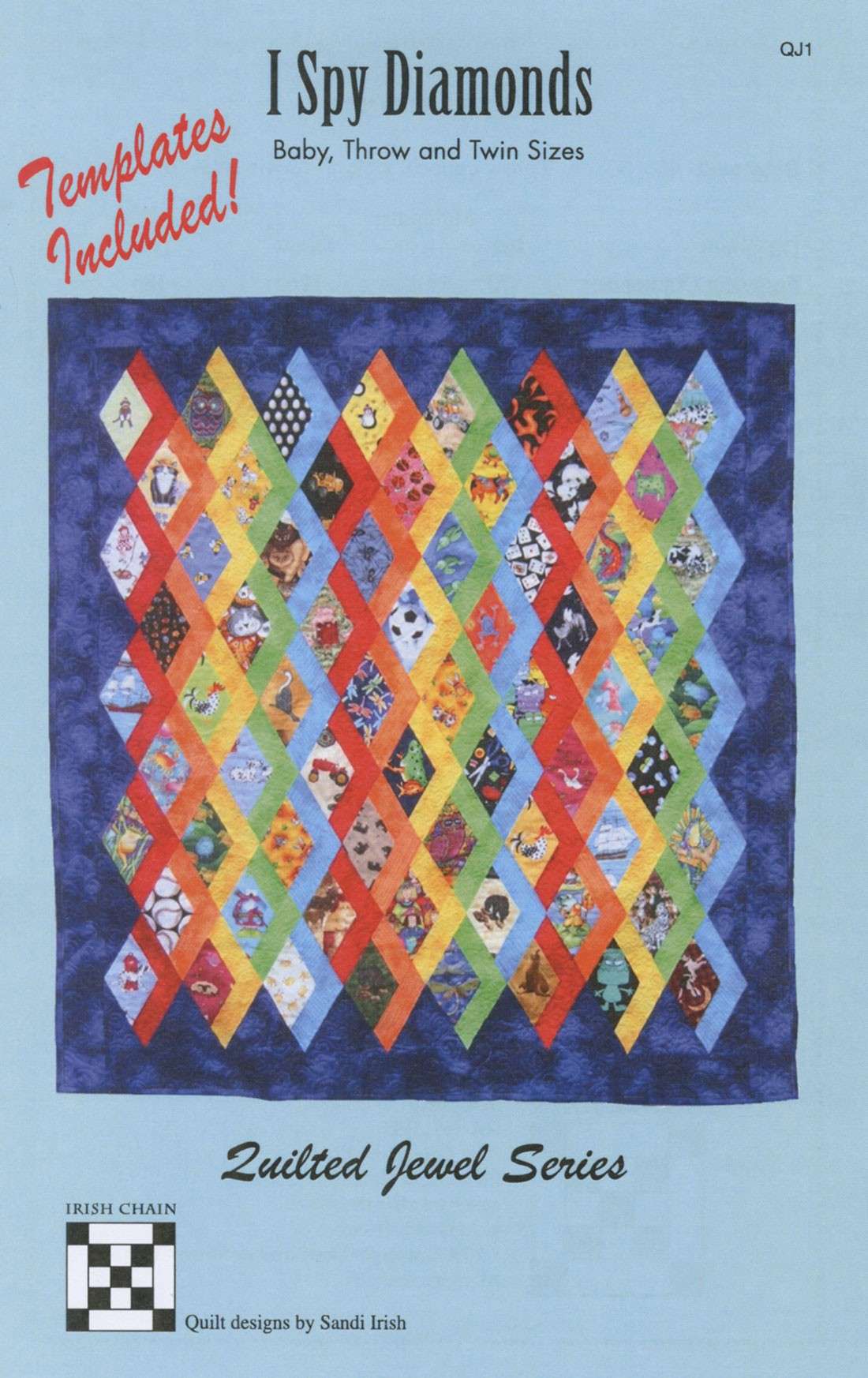 Discover the Magic of I-Spy Diamonds Quilt Pattern by Sandi Irish