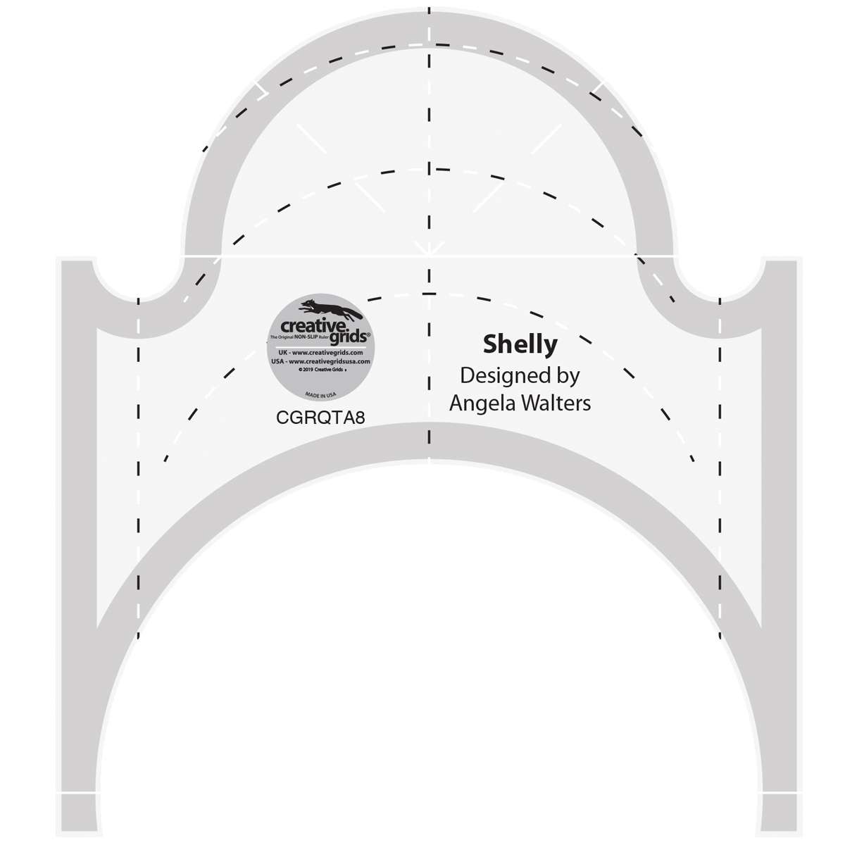 Unleash Your Quilting Creativity with Creative Grids' Shelly Machine Quilting Tool by Angela Walters