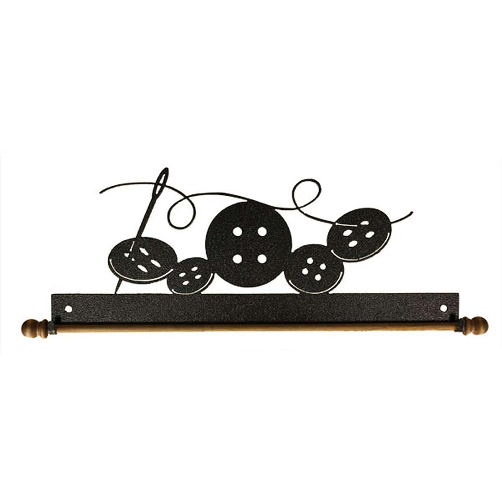Stunning 12-Inch Charcoal Fabric Holder with Buttons