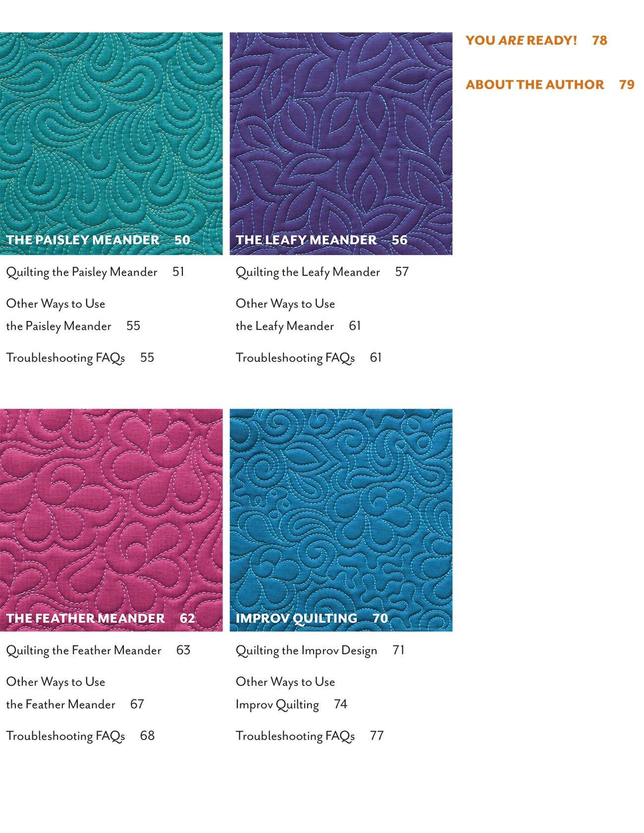 Free-Motion Meandering Softcover: Your Path to Quilting Success!