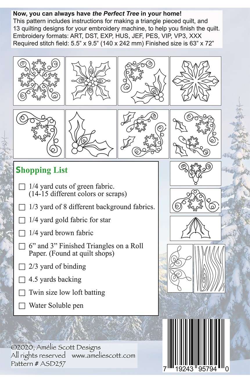 The Enchanting Perfect Tree Christmas Quilt Pattern