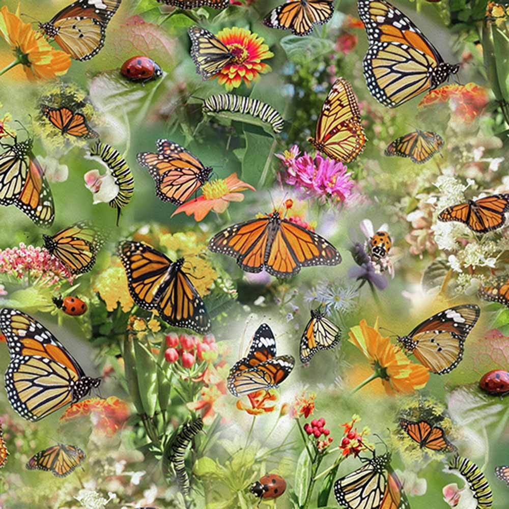 Hoffman Fabrics - Mariposa Masterpiece Digital Print: A Dreamy Multi - Yardage Delight