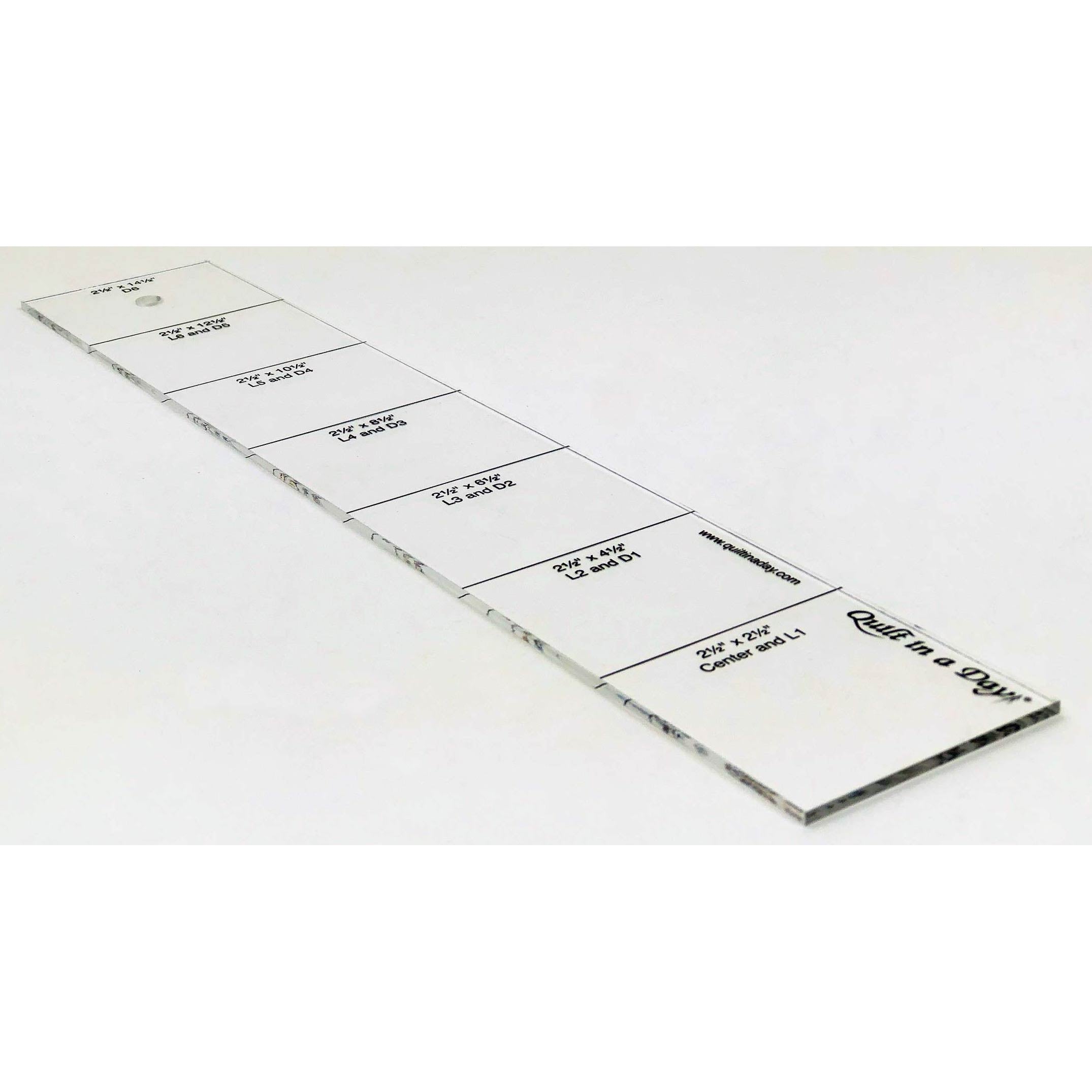 The Irresistible Original Log Cabin Ruler - A Quilter's Dream!