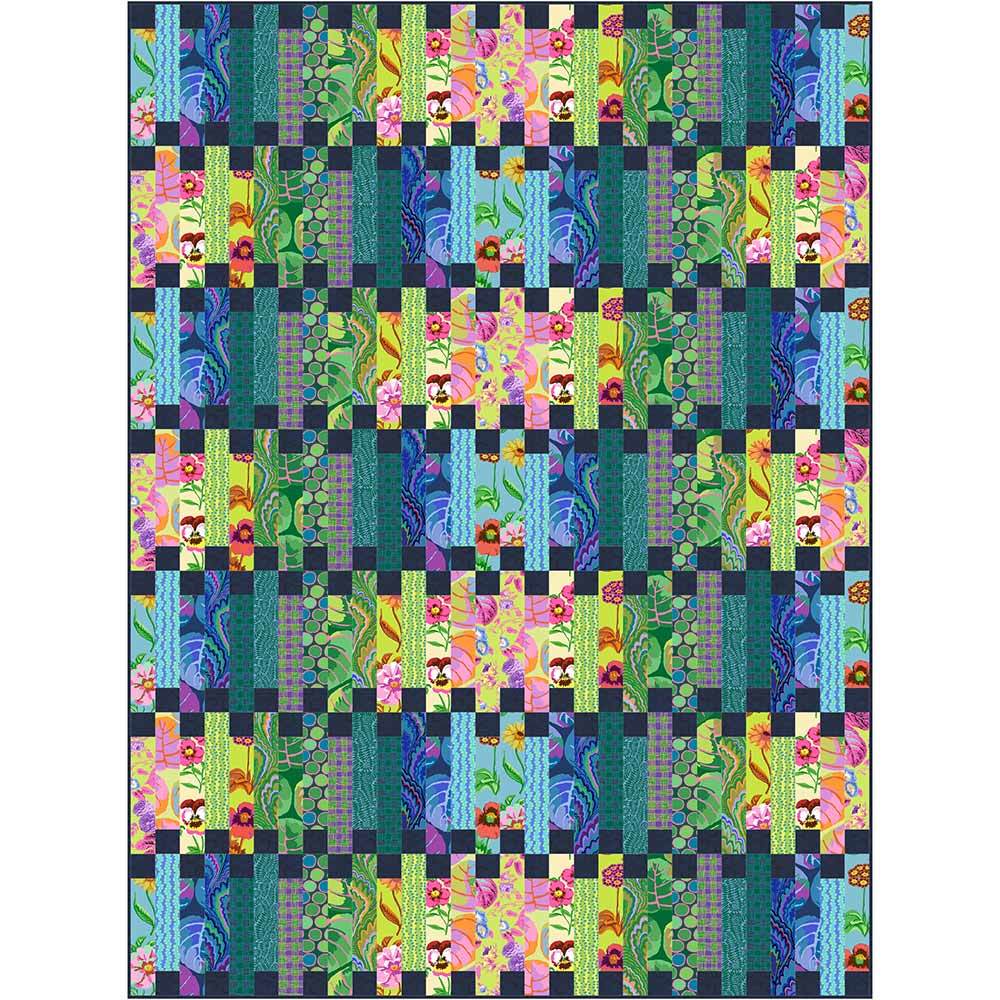 Cool Zippers Quilt Kit by Kaffe Fassett Collective - Free Spirit