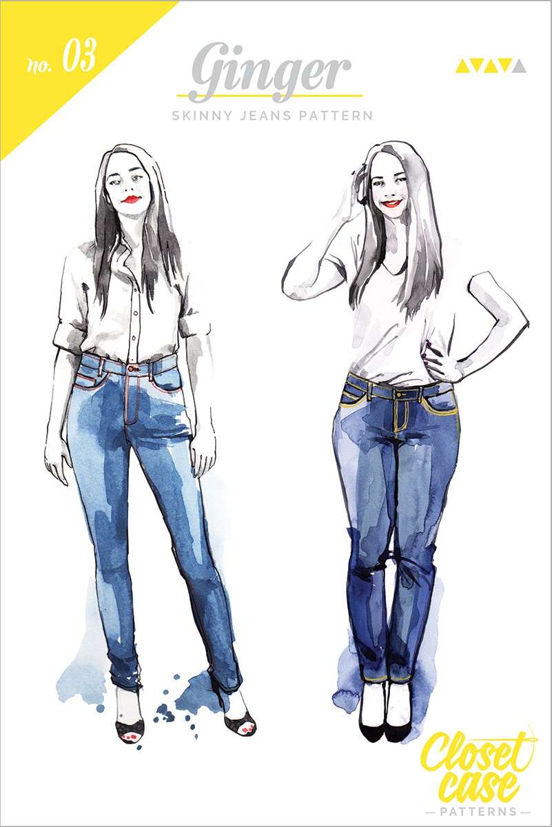 Heather Lewenza's Stunning Ginger Skinny Jeans Pattern
