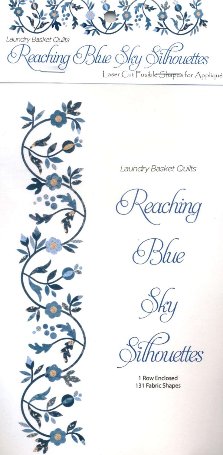 Edyta Sitar's Stunning Reaching Blue Sky Pre - Cut Applique Shapes