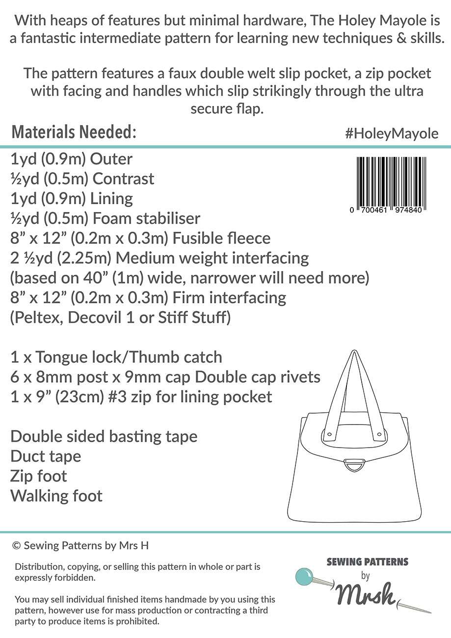 The Amazing Holey Moyole Sewing Pattern