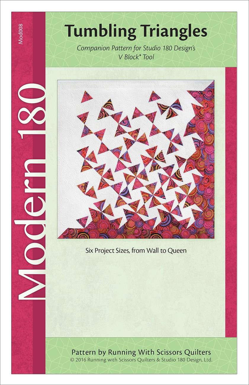 Deb Tucker's Enchanting Tumbling Triangles Quilt Pattern