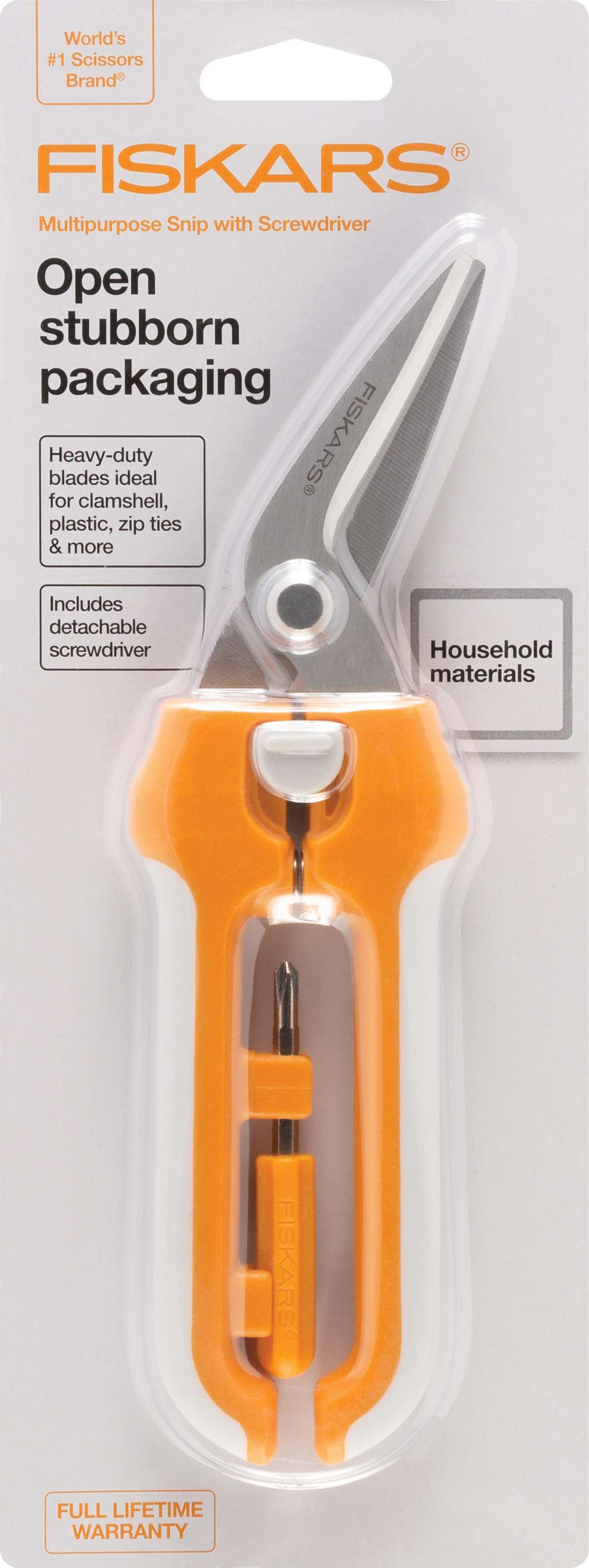 Fiskars 8-Inch Supercharged Package Opener