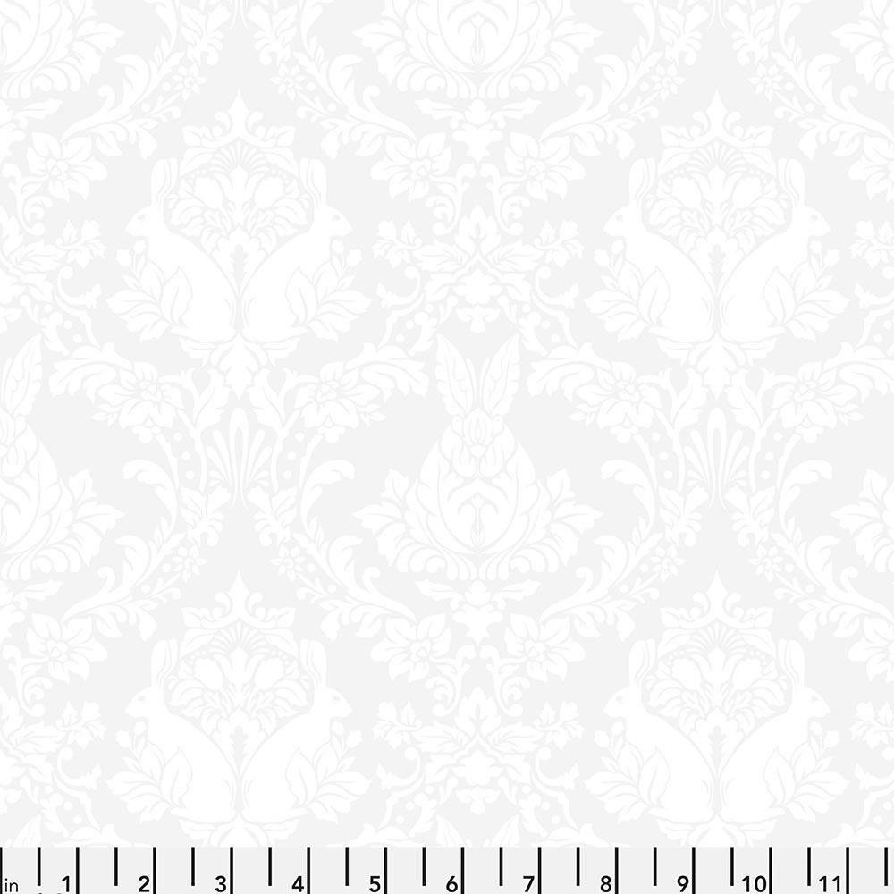 FreeSpirit - Tula Pink's True Colors - Ghost Bunny Paper - 2-Yard Cut: A Hauntingly Beautiful Fabric!