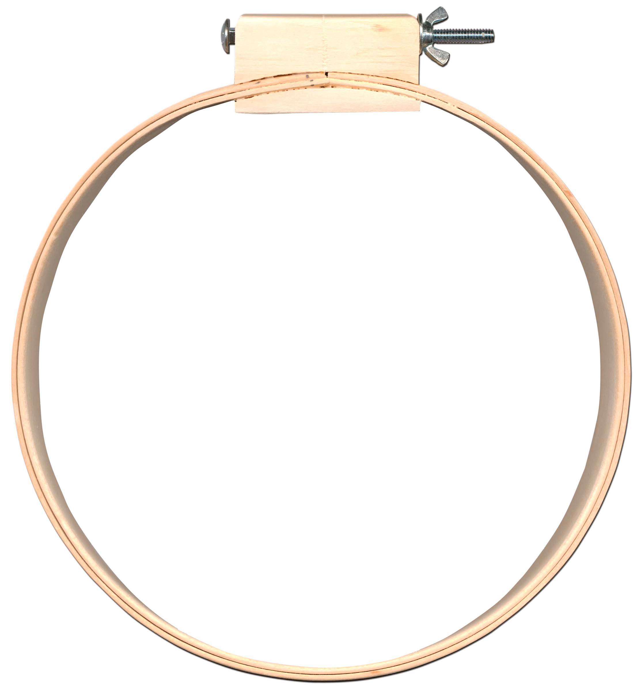 Gorgeous 14-Inch Round Wood Quilting and Embroidery Hoop